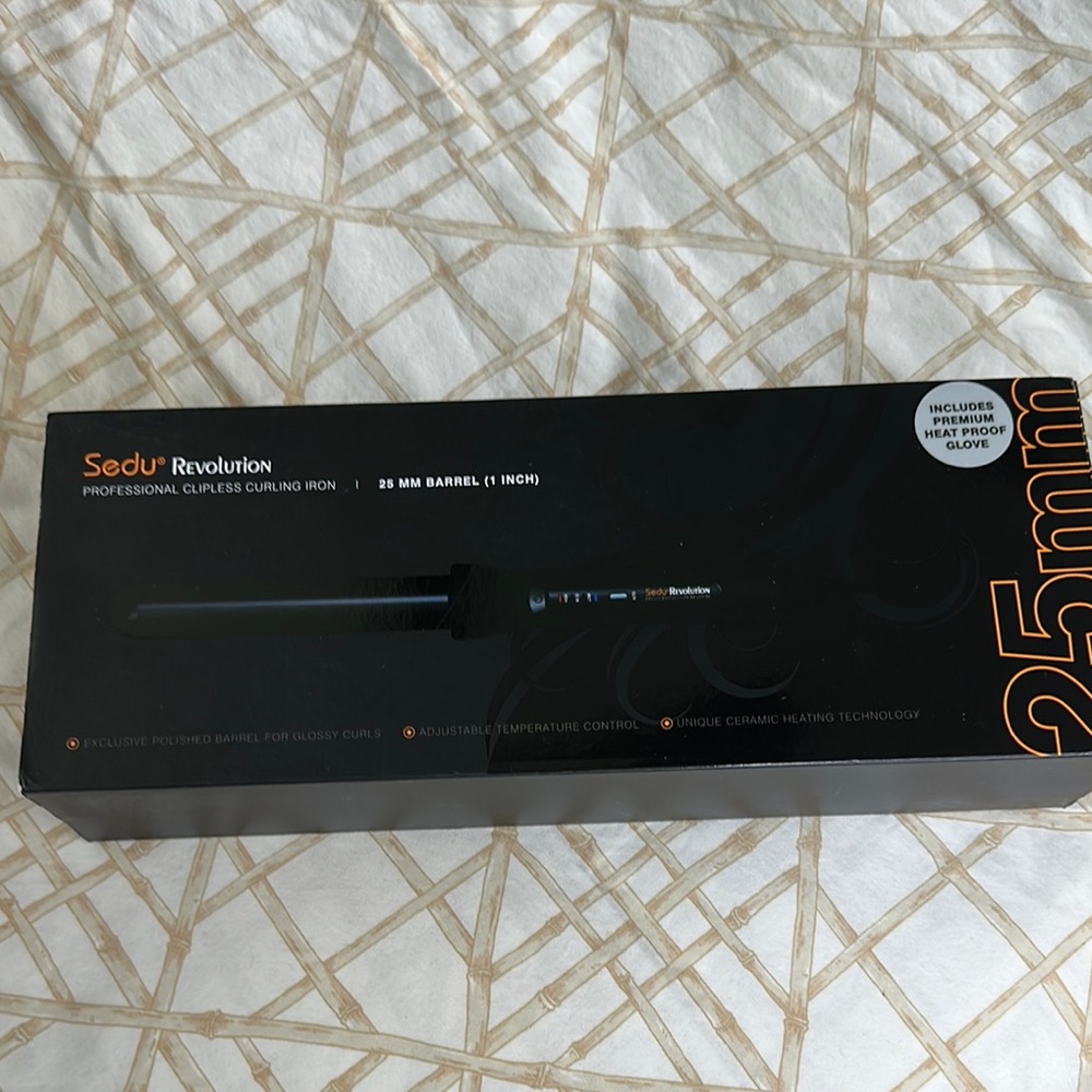 Sedu Revolution Clipless Curling Iron 25mm